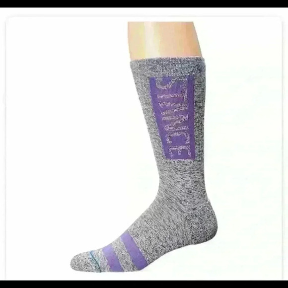 Stance men’s crew socks medium heather grey - Picture 2 of 4